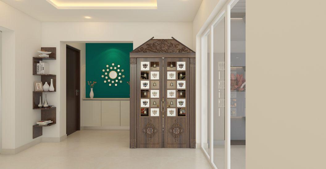 5 Divine Pooja Room Designs for Urban Homes, Styling, & Layout