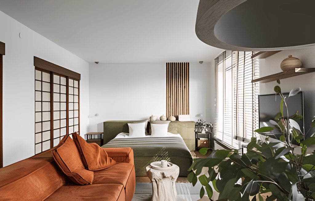 minimal Japanese and Scandinavian interior
