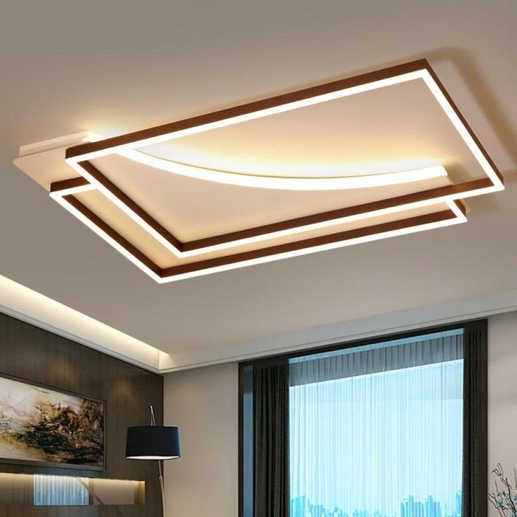 Modern Backlight PVC Ceiling Design for small rooms