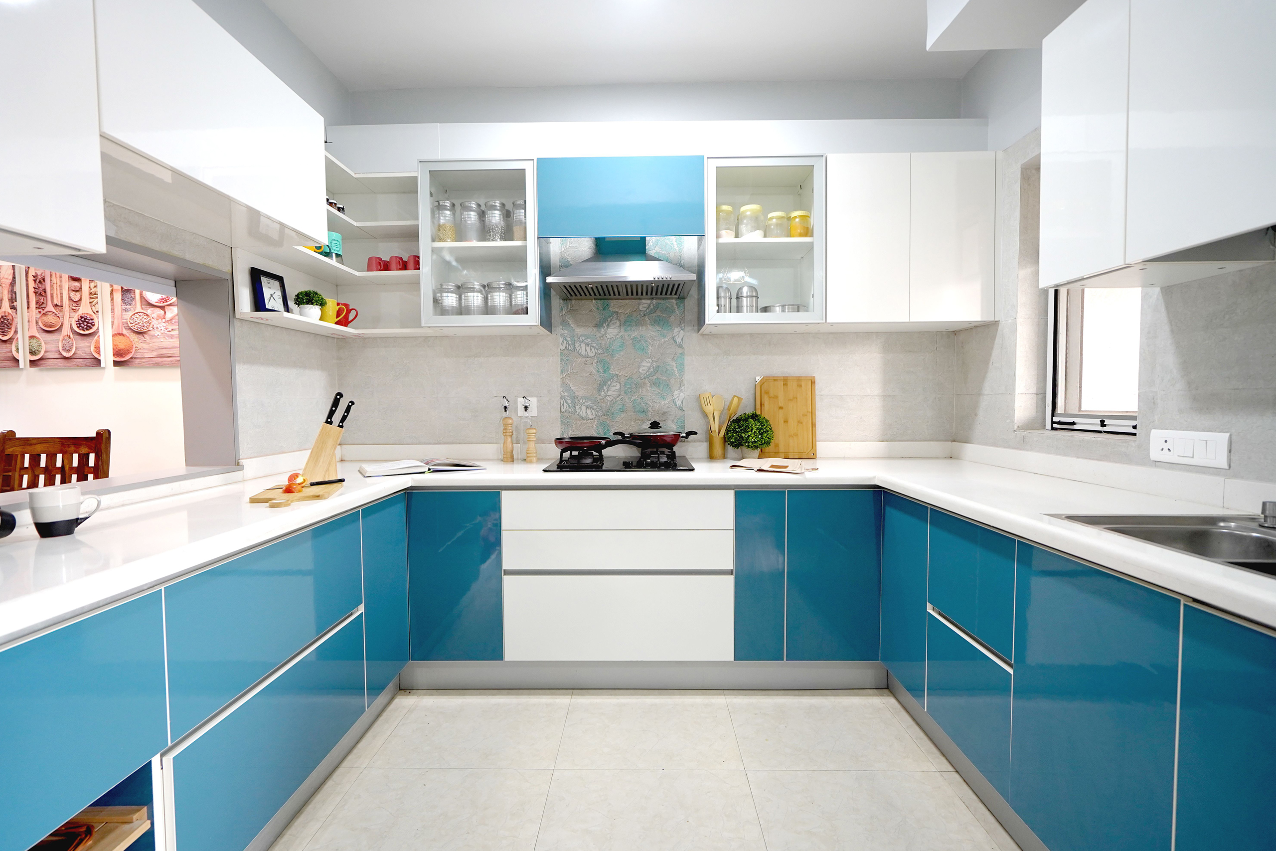 U-Shaped Types of Modular Kitchen